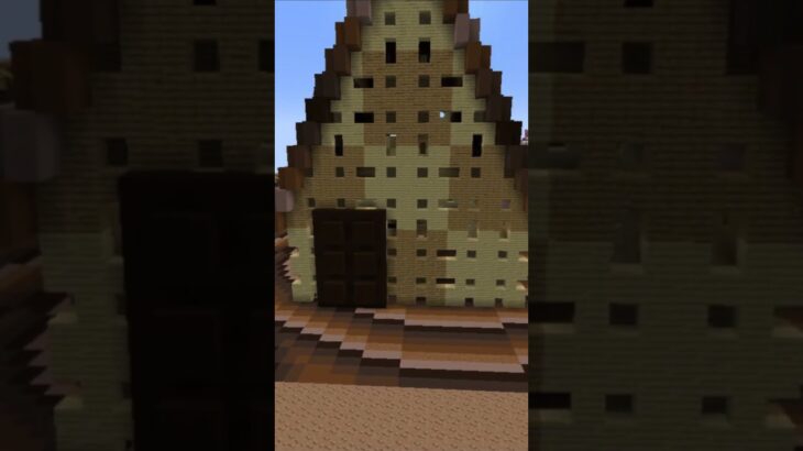 【マイクラ 建築 お菓子の家】マイクラで建築　お菓子の街のお菓子の家　マイクラ #minecraft #マインクラフト #マイクラ建築