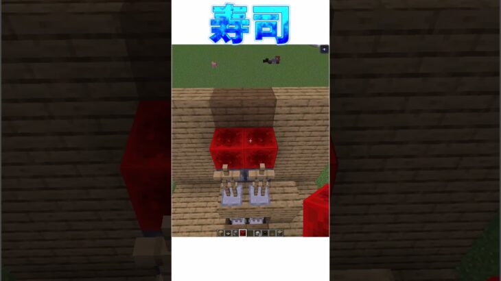 [マイクラ建築]寿司スペシャル #minecraft