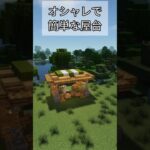 オシャレで簡単な屋台！#マイクラ #マインクラフト #マイクラ建築 #minecraft #minecraftbuilding #shorts