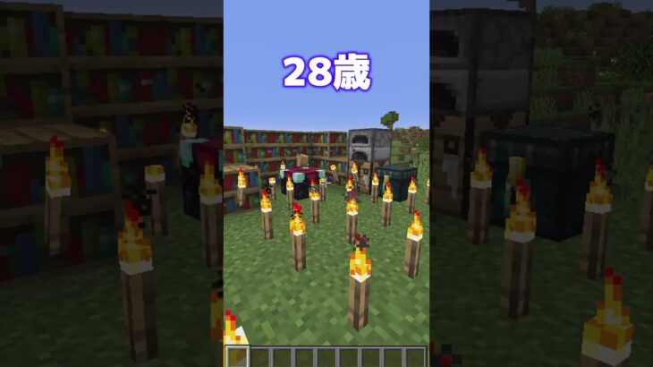 年齢ごとの家の作り方！【建築】#minecraft #shorts