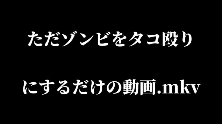 【ゾンビ/マイクラ】ただゾンビをタコ殴りにするだけの動画.mkv