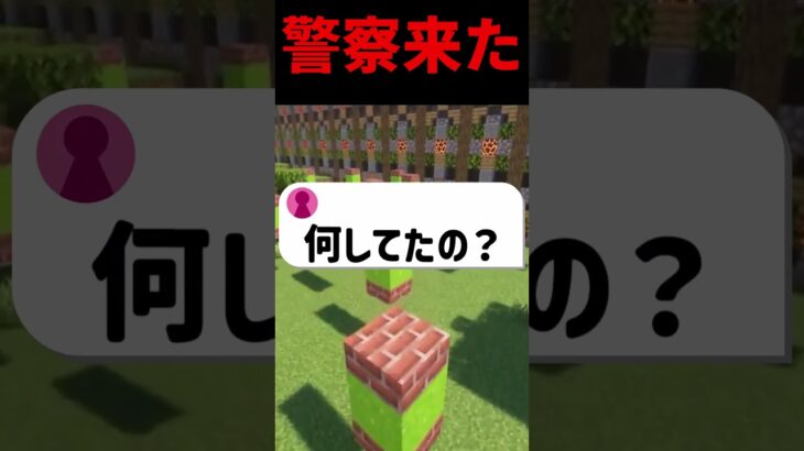 家に警察来た時の対処法#shorts  #マイクラ #マインクラフト