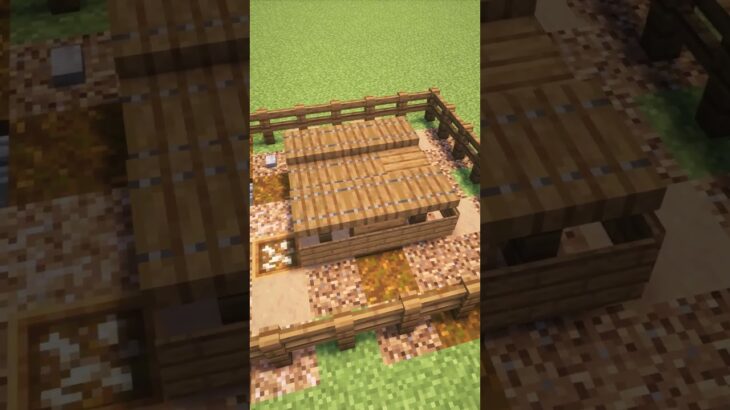 【マイクラ】簡単に作れるミニ建築！【マイクラ建築】 #マイクラ #マインクラフト #shorts