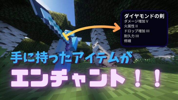 持ったアイテムがエンチャントされる世界でエンドラ討伐！！【ゆっくり実況】【マイクラ】