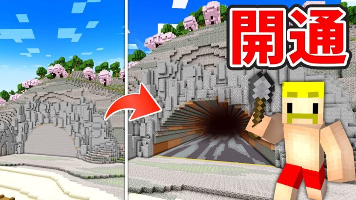 超長いトンネル掘りきるまで終われません！【マイクラ】