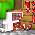 ぜんいちはマインクラフトでトイレの下にマイキーの小さな家を建てました