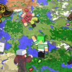 巨大な世界でバラバラになった仲間を見つけ出せ！【マインクラフト】