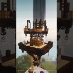 気球型天空トラップタワー作ってみた。その2 #マイクラ #サバイバル建築 #minecraft #マインクラフト