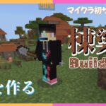 【初サバイバル#2】のんきに家づくり…そして洞窟へ|Minecraft/マイクラ