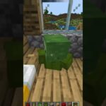 村人いじめちゃった6 こんなに驚くとは#マイクラ #マインクラフト #minecraft #shorts