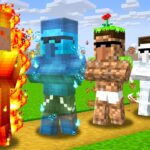 Birth to Death as Elemental Villager in Minecraft..