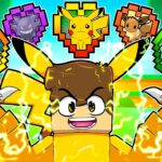 Cadres conseguiu CORAÇÕES de POKEMON no Minecraft