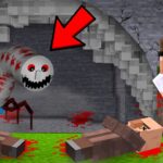 Do not Enter this Scary Train Cave at Night in Minecraft..
