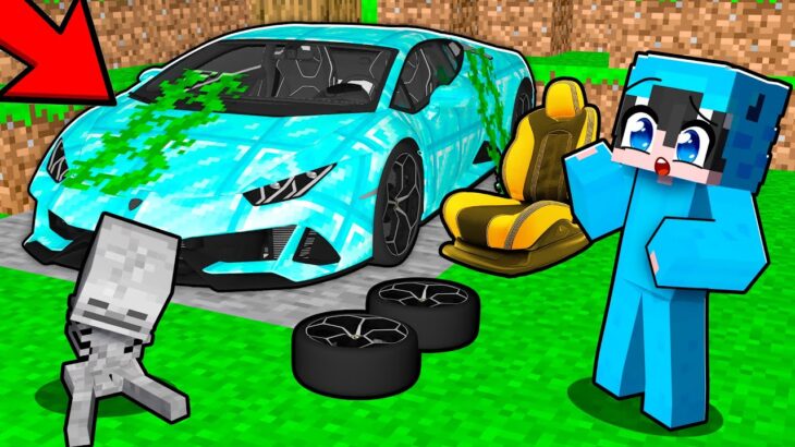 Encontré un Coche ABANDONADO y lo ARREGLÉ en Minecraft