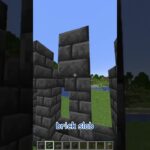 How to build a wall with ONLY DEEPSLATE in minecraft!! 1.21 #shorts