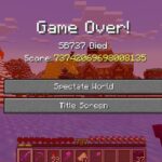 I DIED IN HARDCORE MINECRAFT…