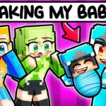 I Faked HAVING A BABY in Minecraft With Crazy Fan Girl and EX Girlfriend!