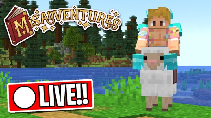 🔴 I NEED TO LEVEL UP.. (i am so bad) | Minecraft Misadventures SMP LIVE!