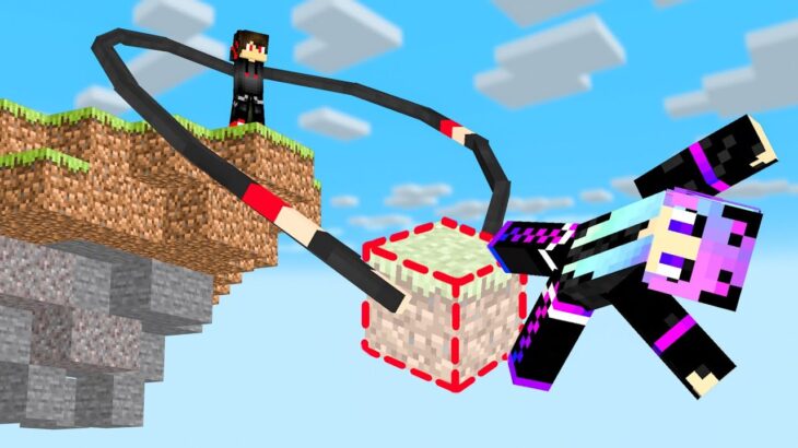 I Stole My Sister’s ONE BLOCK in Minecraft