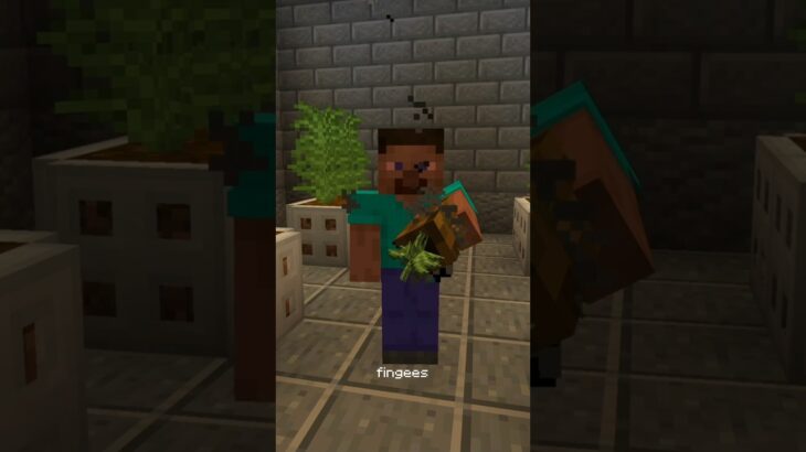 I added smoking ferns to #minecraft #cursedminecraft #minecraftmemes