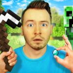 ICH spiele das ERSTE Mal MINECRAFT… ⛏️🧟(HILFE)
