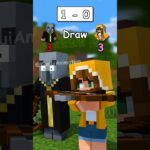 MAIZEN Girls Team vs Illager Team – MAIZEN Minecraft Animation #shorts