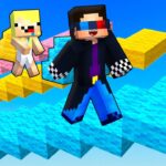 ⛅️КТО ВЫШЕ ПОСТРОИТ ЛЕСТНИЦУ И НЕ УПАДЁТ В МАЙНКРАФТ! ШЕДИ MINECRAFT