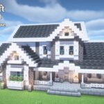 【マインクラフト】ペールオークの家の作り方【マイクラ】【Minecraft】