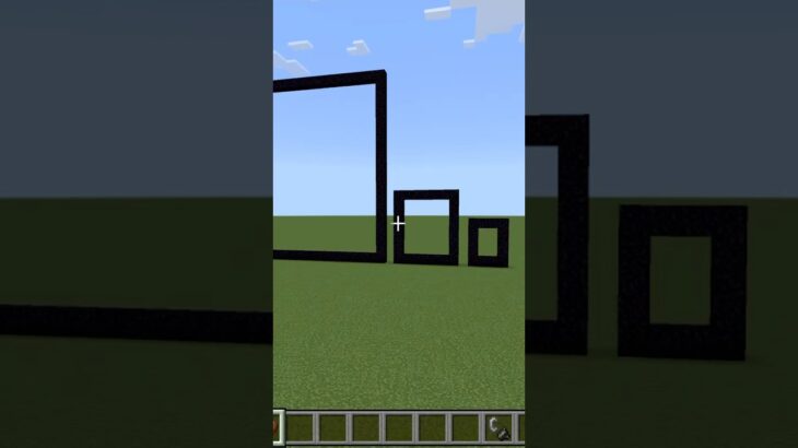 どのくらいまで大きいネザーゲートが作れるか#マイクラ#Minecraft