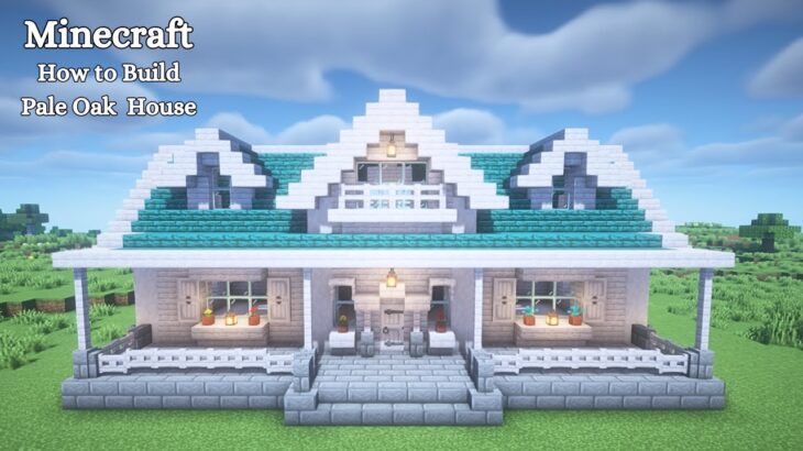 【マインクラフト】ペールオークの家の作り方【マイクラ】【Minecraft】