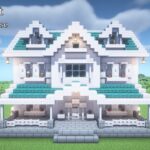 【マインクラフト】ペールオークの家の作り方【マイクラ建築】【Minecraft】
