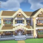 【マインクラフト】ペールオークとトウヒ、シラカバを使った家の作り方【マイクラ建築】【Minecraft】