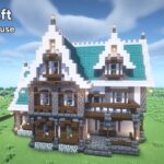 【マインクラフト】ペールオークのファンタジーな家の作り方【マイクラ建築】【Minecraft】