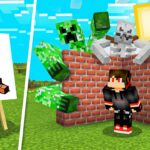 Minecraft But Draw To Survive Challenge !!