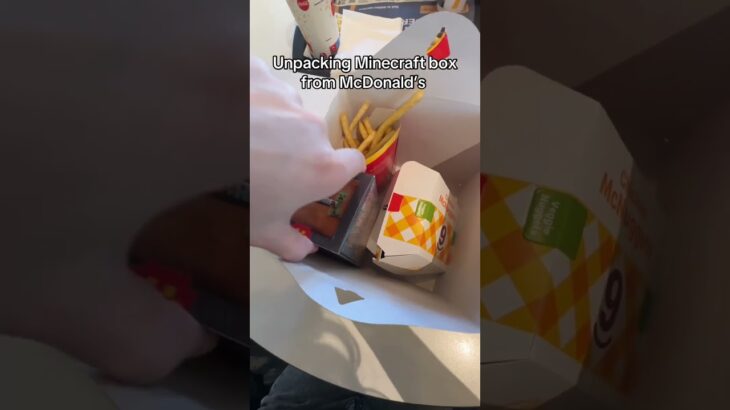 Minecraft menu💗 #minecraft #minecraftshorts #minecraftmenu #macdonals