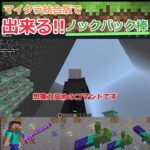 【統合版マイクラ】マイクラ統合版のコマンド一つだけで出来るノックバック棒【Minecraft】　 #minecraft　 #マイクラ　 #ショート　#shorts  ＃マインクラフト　#コマンド紹介