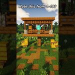 Minecraft wooden starter house #shorts #minecraft #minecraftbuilding
