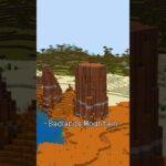 メサの大小の山を整地するタイムラプス【Minecraft】【#Shorts】 #マイクラ #minecraft #マインクラフト