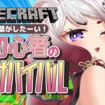 【Minecraft】家を建てるためには、ネザーに行かなきゃいけないらしい✒️🌪️【#新人vtuber】