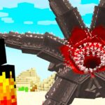 Minhoca Gigante Apareceu no Meu Mundo no Minecraft