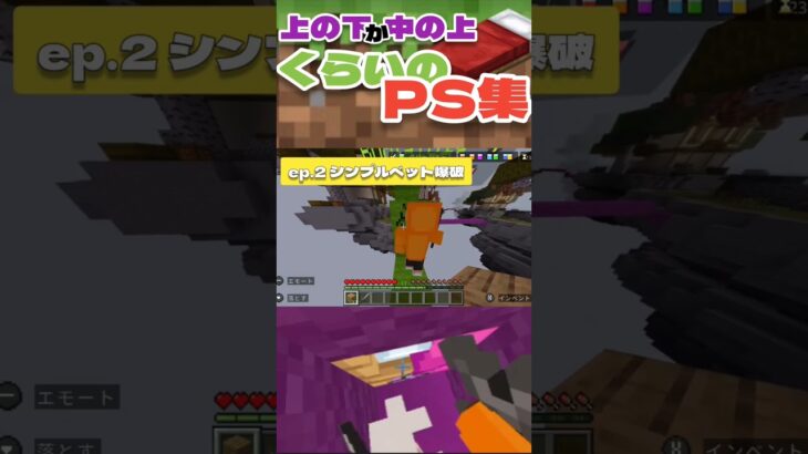 【マイクラ】上の下か中の上くらいのPS#マイクラ #マインクラフト #hivemc #thehive #ベットウォーズ #minecraft #コナン #劇場版名探偵コナン #映画