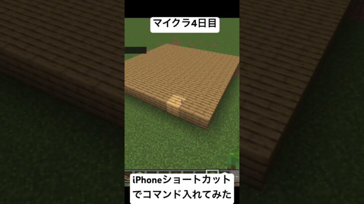 【スマホ版マイクラ】インストールだけして長年眠っていたマイクラやってみたPart 4iPhoneショートカットでブロックを置いてみた#マイクラ #shorts #iphone #やってみた