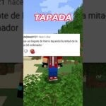 RETO IMPOSIBLE en Minecraft con PANTALLA CUBIERTA