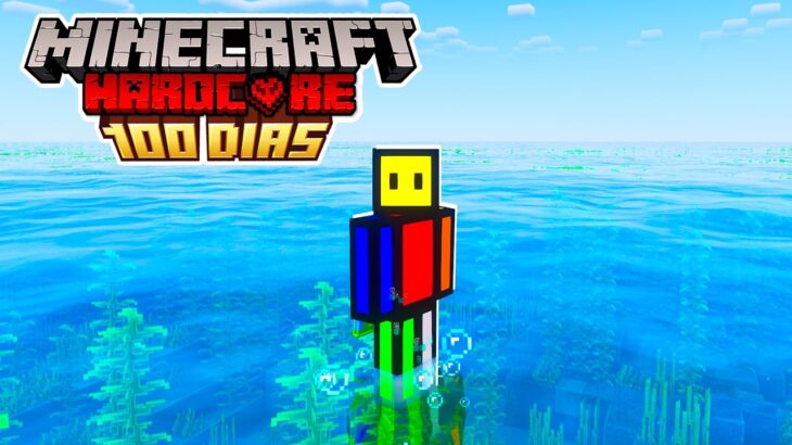 Sobreviví 100 días en el Océano en Minecraft Hardcore