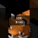 マイクラ個人的好きなマイクラキャラランキングTOP12！#minecraft #チャンネル登録お願いします #マイクラ #マインクラフト #ばずれ #人気になりたい #なつかしい #edit