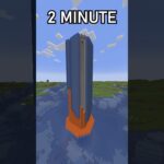 TOWER AT DIFFERENT TIMES  #minecraftshorts  #minecraft #マインクラフト #マイクラ #memes #minecraftmemes