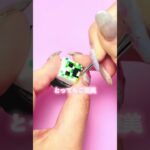 【UVレジン】クリーパーのキーキャップ #ハンドメイド #マイクラ #minecraft