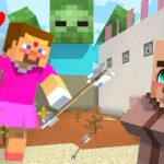 【マイクラアニメ】魔法少女スティーブ VS セキュリティハウスの住人/ Magical Girl Steve VS Security House🏠Minecraft Animations