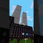 World Tarde Center vs Tsunami in Minecraft