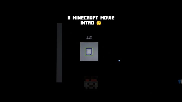 a Minecraft movie intro #minecraft #viralvideo